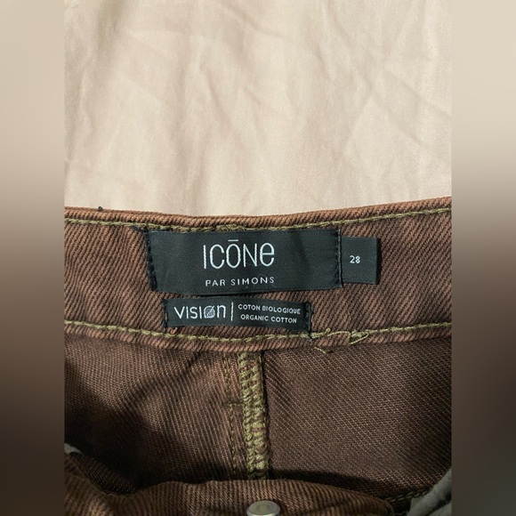 Simon’s Icone Brown Flare High Waisted Jeans - Picture 6 of 6